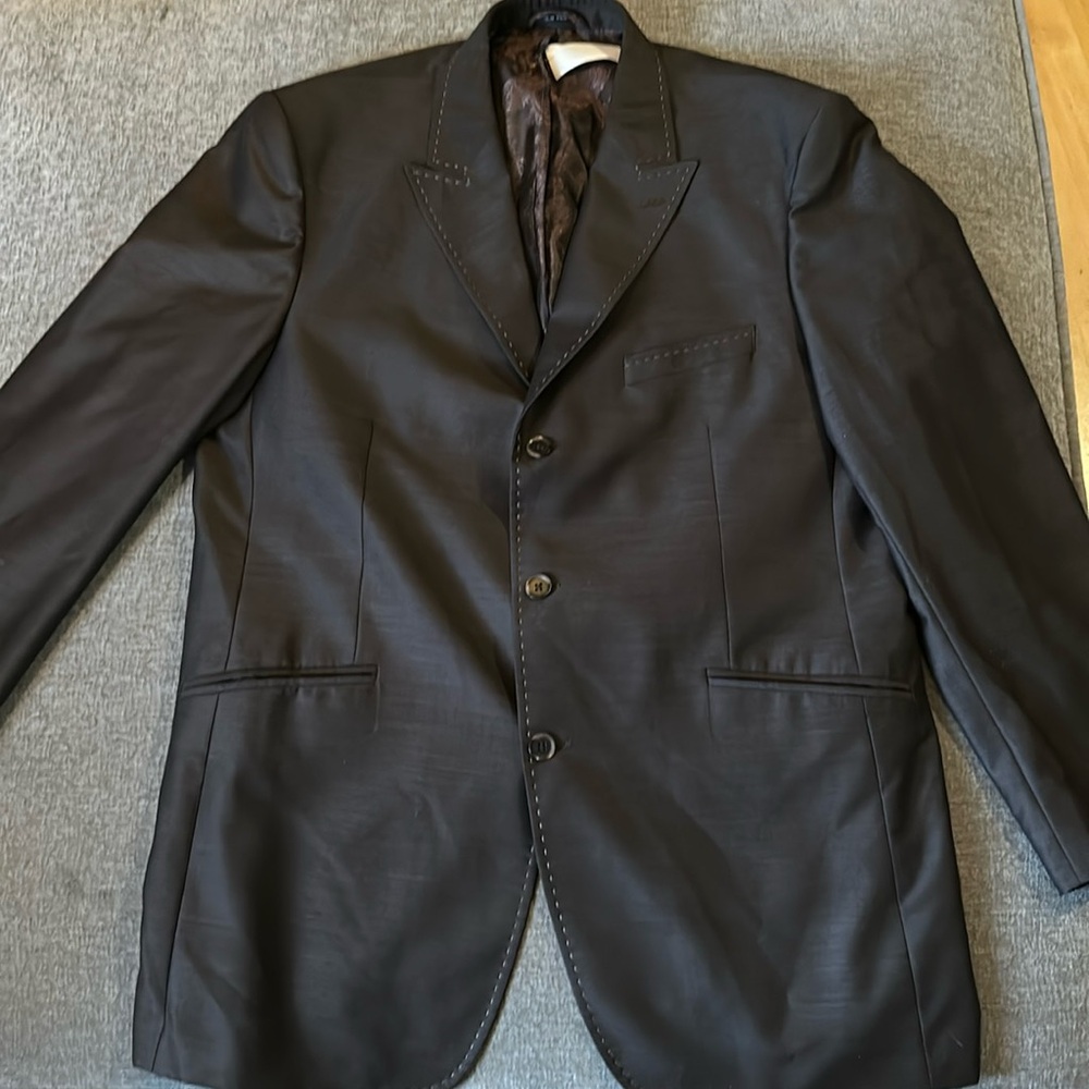 Steve Harvey brindle blazer model strand v